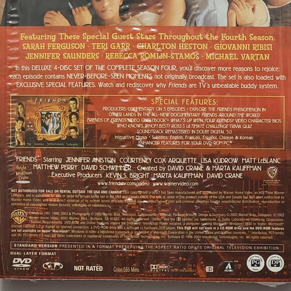 FRIENDS Complete Seasons 3, 4, 5, 8 and 9 DVD Sets - Picture 7 of 16